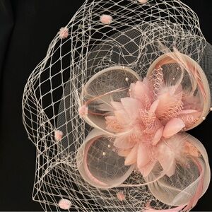Elegant Pink Fascinator